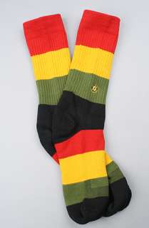 Stance Socks The Maytal Sock in Rasta Sock  Karmaloop   Global 