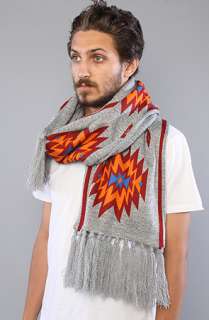 Obey The Navajo Scarf in Heather Grey  Karmaloop   Global 