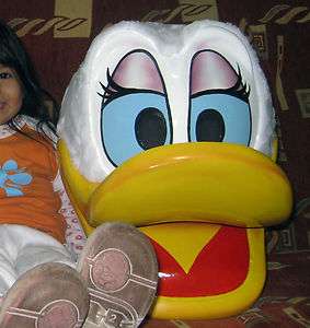 Daisy Duck Fiberglass Mascot Head / Adult Costume  