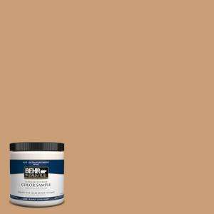 BEHR Premium Plus 8 oz. Pumpkin Butter Interior/Exterior Paint Tester 