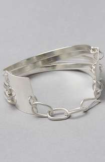 Accessories Boutique The Bar and Link Bracelet in Silver  Karmaloop 