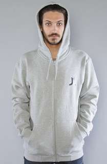 WeSC The Overlay Zip Up Hoody in Grey Melange  Karmaloop   Global 