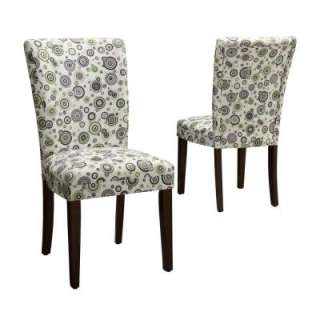Home Decorators Collection 18 In. Side Chair, Retro Circles Print 