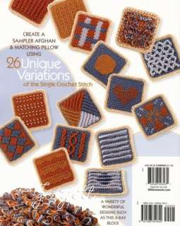 Single Crochet from A to Z Sampler Afghan crochet patterns  