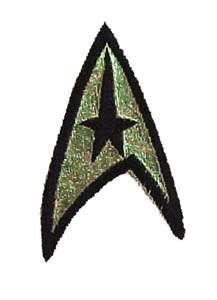 Star Trek  Classic COMMAND Insignia Embroidered Patch  
