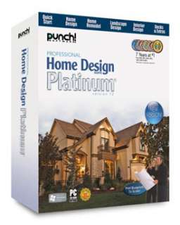 Punch Professional Home Design Suite Platinum version 12 New in 