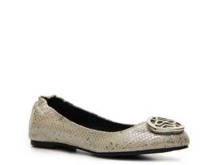 Audrey Brooke Paris Metallic Flat Flats Womens Shoes   DSW