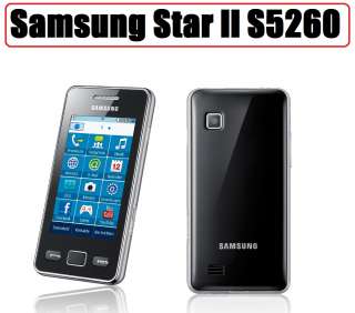 Samsung ® Handy STAR 2 GT S5260 Smartphone Touchscreen 3,2MP Onyx 
