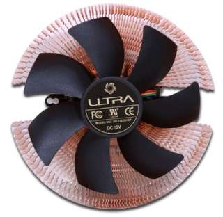 Ultra X Wind Socket 775 Copper CPU Cooling Fan   to 3.8ghz ULT33131 