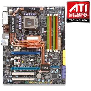 MSI P45 Platinum Motherboard   Intel P45, Socket 775, ATX, Audio, PCI 