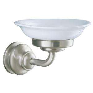KOHLER Fairfax Wall Mount Soap Dish in Vibrant Brushed Nickel and 