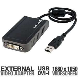 StarTech USB2DVIE2 USB DVI External Video Adapter   Dual or Multi 