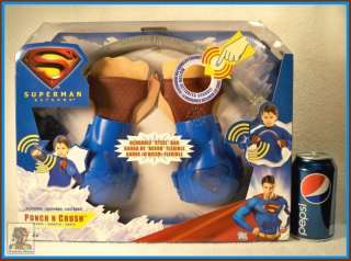 Punch N Crush Glove Set   Superman   2006 Mattel  