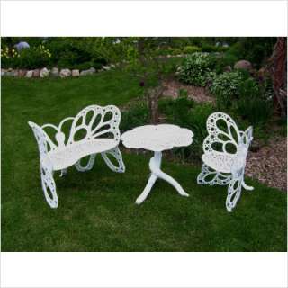 Flowerhouse Butterfly Garden Chair (White) FHBC205 W  