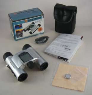 Celestron Digital Compass Binocular Binoculars 10x25 72122 COMPLETE 