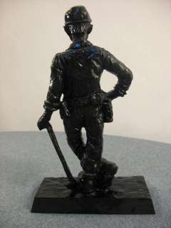 The Coal Miner Figurine Statue J. Kourney 1975 Original Made from Coal 