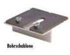 Bohrschablone Metall für OUATRO 25 + 27 incl. Bohrer