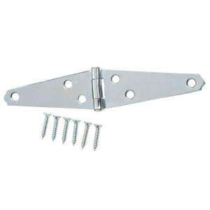Everbilt 4 in. Zinc Plated Heavy Duty Strap Hinge 15402 at The Home 