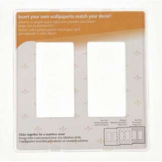   Paper It Clear Rocker Wall Plate  DISCONTINUED 99RR 