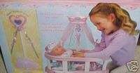 MATTEL PRINCESS ALEXA CRIB AND HEARTJEWELEDWAND NEW  