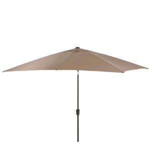 Martha Stewart Living Augusta 120 in. x 76 in. Rectangular Umbrella 