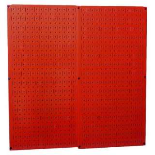 Wall Control Red Metal Pegboard Pack   Two Pegboard Tool Boards 