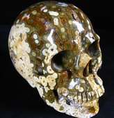 huge 5 1 ocean jasper carved crystal skull $ 439 00