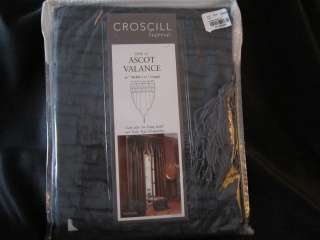 Croscill SICHUAN Ascot Valance Blue (NEW) trusted seller  