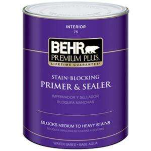 BEHR Premium Plus Premium Plus 1 Qt. Stain Blocking Primer & Sealer 