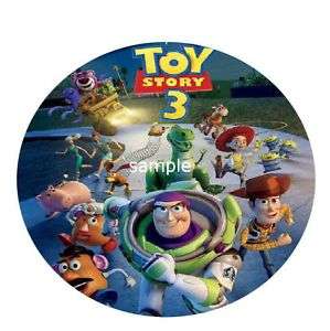Toy Story 3 edible cake image topper  12 cupcake  