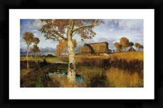 Kunstdruck Poster Otto Modersohn Herbst im Moor, 1895  