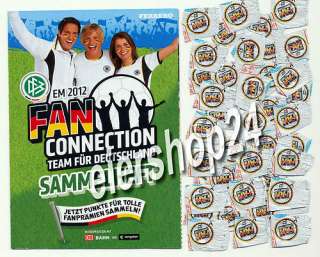 150 Sammelpunkte von Ferrero + Sammelheft / Fan Connection EM 2012 
