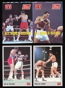 1991 All World Boxing PROMOS Muhammad Ali George Foreman Clay Sonny 