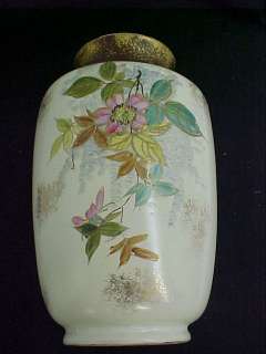 Old Forester England Phoenix Art Faience Pottery Vase  