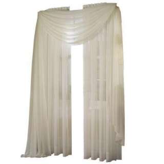   216 in. Sheer Scarf Valance  DISCONTINUED 1Z49090XBG 
