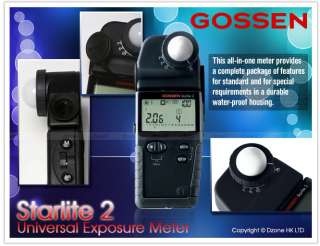 Gossen Starlite 2 Universal Exposure Meter LCD #Q014  