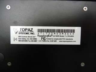 TOPAZ T LBK755 MSR LCD SIGNATUREGEM 4X3 SIGNATURE PAD  