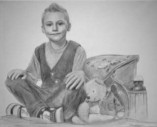 Kinderportraits vom Foto. Kinderportraits & Baby Zeichnungen. in Baden 