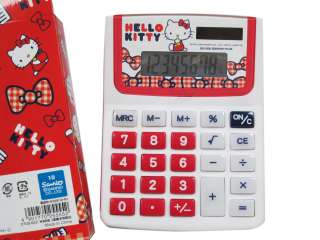 Calcolatore Brand New Sanrio HELLO KITTY SOLAR CALCULATOR (red)  