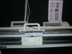 SILVER REED ELECTRONIC KNITTING MACHINE SK 840 PACKAGE  