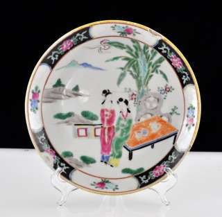 Early 19thC Late Edo Period Nippon Trade China Plate Kakiemon Enameled 