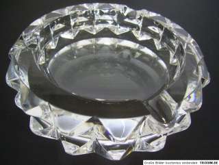 großer Rosenthal Aschenbecher Bleikristall D16cm  