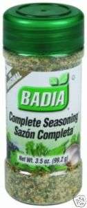BADIA Sazon Complete Seasoning Spice 3.5 oz 033844000080  