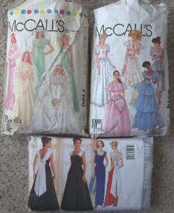 Cut Vintage Priscilla Wedding & Evening Gown Patterns  