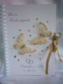 GästebuchSchmetterlinge Hochzeit,Goldene Hochzeit  