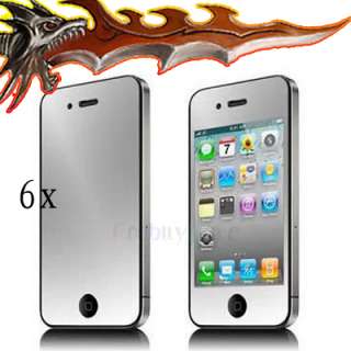 Mirror LCD Screen Protector For Apple iPhone 4 4G  
