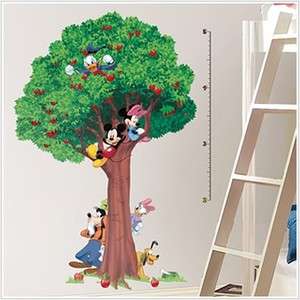 New MICKEY MOUSE GROWTH CHART DECALS Stickers Decor 034878034942 