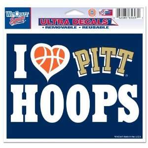  PITT PANTHERS BASKETBALL OFFICIAL WINDOW CLING Sports 