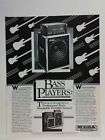 retro magazine advert 1983 MESA BOOGIE bass amp d 180