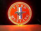New FORD MUSTANG American Auto Neon Sign Gift Garage Si